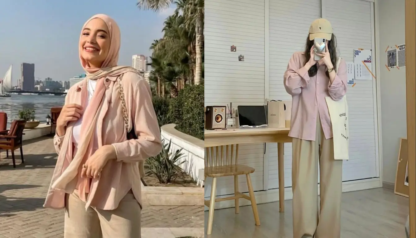 Perpaduan Soft Pink dan Beige Perpaduan Soft Pink dan Beige