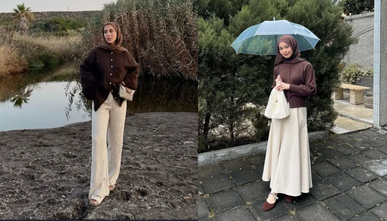Perpaduan Warna Cappucino dan Beige (sumber: pinterest)
