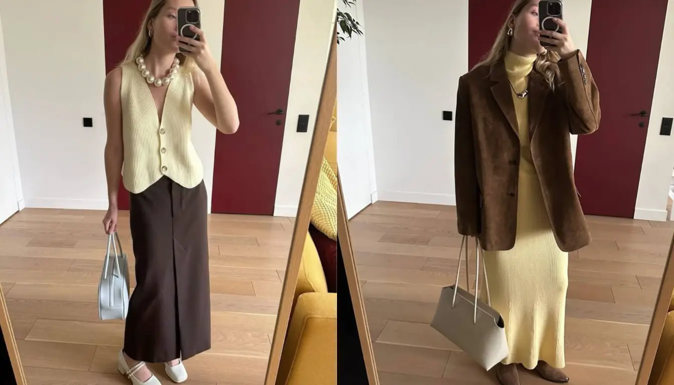 Perpaduan Warna Cappucino dan Kuning (sumber: pinterest)