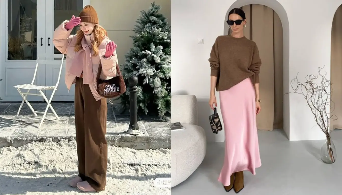 Perpaduan Cappucino dan Soft Pink (sumber: pinterest)