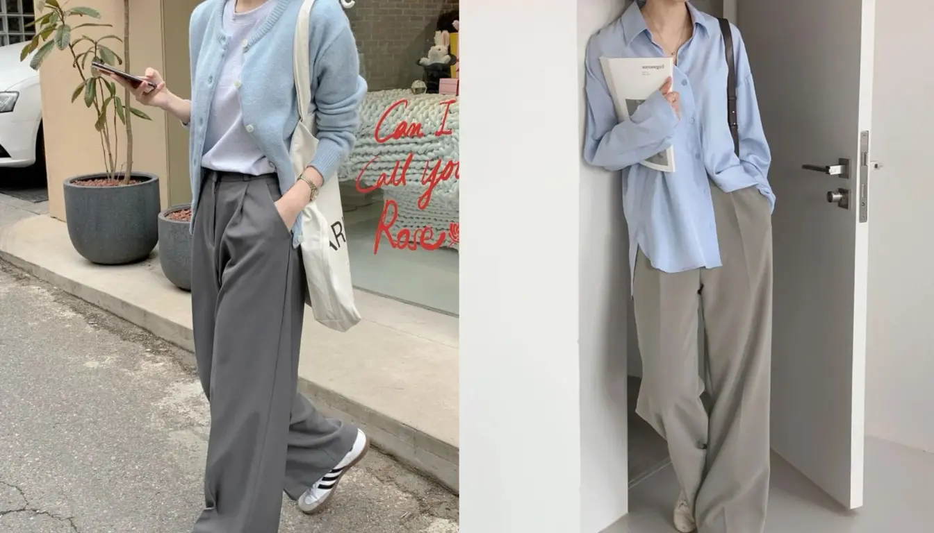 Perpaduan Warna Stone dan Biru Langit Perpaduan Warna Stone dan Biru Langit