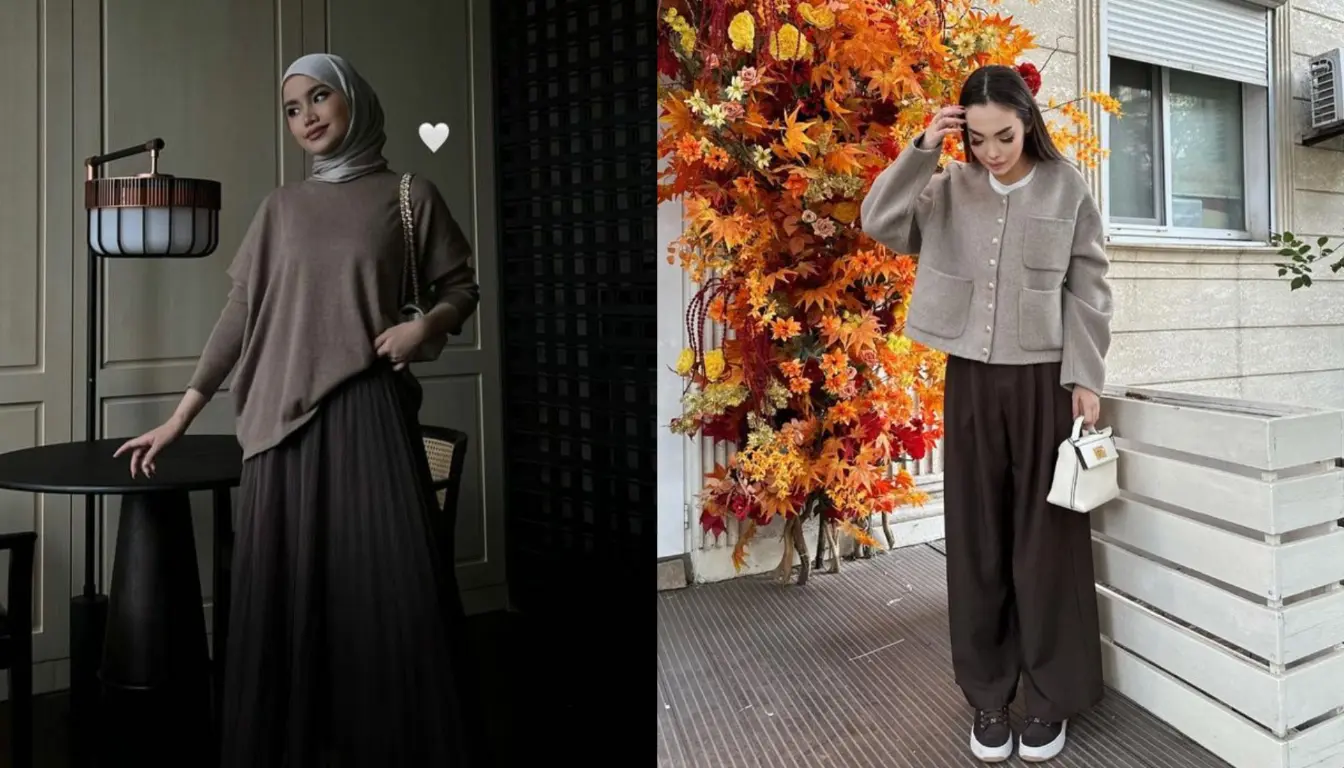 Perpaduan Warna Stone dan Cokelat Perpaduan Warna Stone dan Cokelat