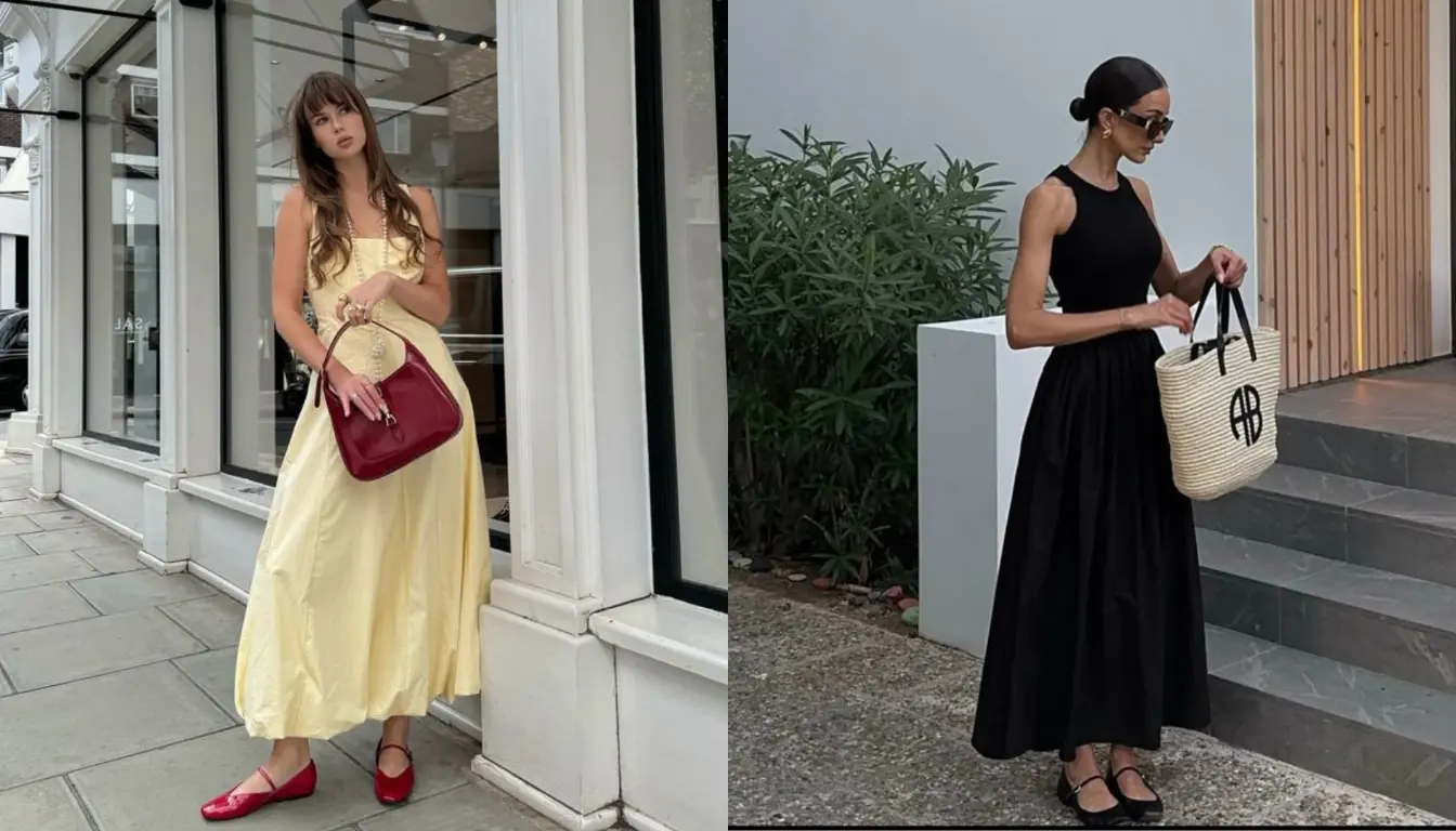 Styling Flat Shoes dengan Maxi Dress Styling Flat Shoes dengan Maxi Dress