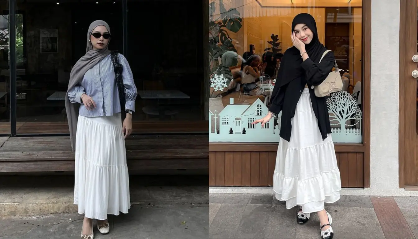 Styling dengan Ruffle Skirt Styling dengan Ruffle Skirt