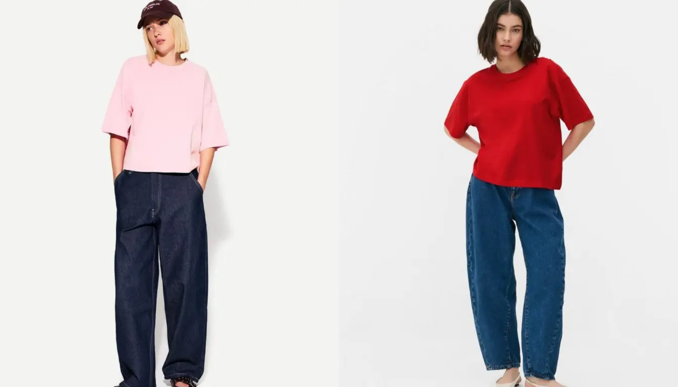 Kaos Boxy dan Celana Jeans