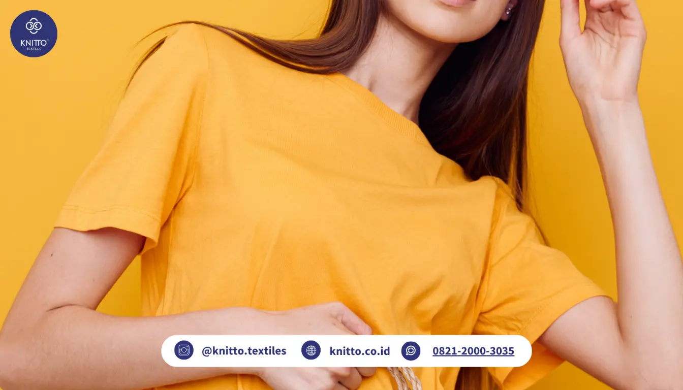 Penggunaan Jingga pada Kaos