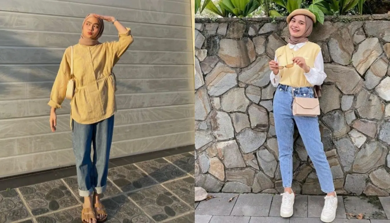 Baju Kuning Mustard Cocok dengan Jilbab Warna Apa? Coba Jilbab Coksu