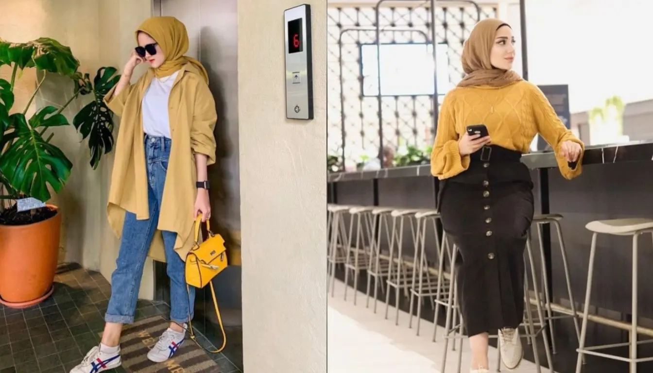 Baju Mustard Cocok dengan Jilbab Warna Apa? Coba Jilbab Mustard