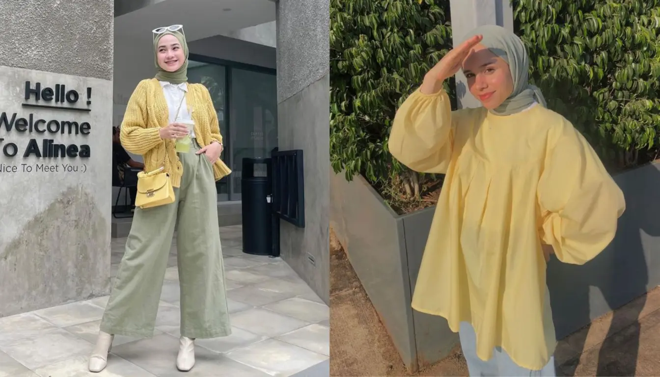 Baju Mustard Cocok dengan Jilbab Warna Apa? Coba Jilbab Sage
