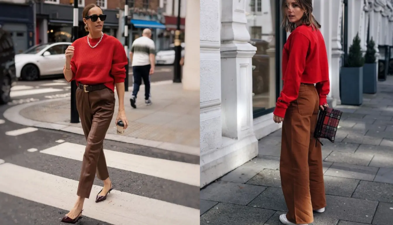 Baju Merah Cocok dengan Celana Warna Apa? Coba Celana Cokelat Baju Merah Cocok dengan Celana Warna Apa? Coba Celana Cokelat