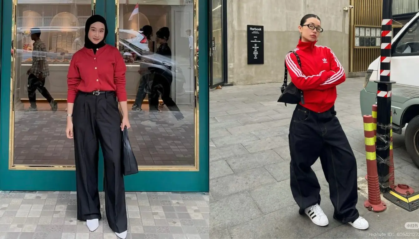 Baju Merah Cocok dengan Celana Warna Apa Coba Celana Hitam Baju Merah Cocok dengan Celana Warna Apa? Coba Celana Hitam