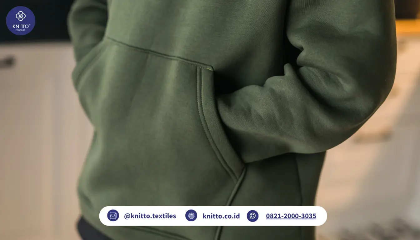 Ilustrasi Hoodie Bahan Fleece Ilustrasi Hoodie Bahan Fleece