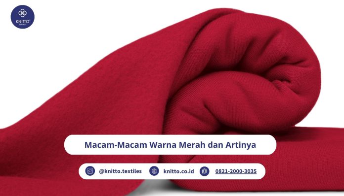 macam macam warna merah