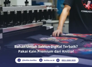 Kain Premium Knitto, Pilihan Tepat untuk Sablon Digital Bahan Sablon Digital Terbaik Pakai Bahan Kain dari Knitto!