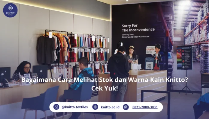 Cara Cek Stok dan Warna Kain