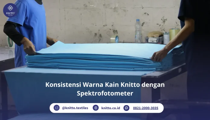 Inspeksi kain sebelum proses spektro