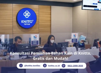 Apakah Knitto Menyediakan Konsultasi Pemilihan Bahan Kain? Tentu Saja! Kosultasi Pemilihina Bahan Kain di Store Knitto