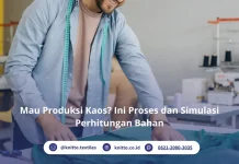 Dari Ide sampai Jadi Kaos, Ini Proses Produksinya Simak Simulasi Perhitungan Bahan