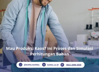 Dari Ide sampai Jadi Kaos, Ini Proses Produksinya Simak Simulasi Perhitungan Bahan