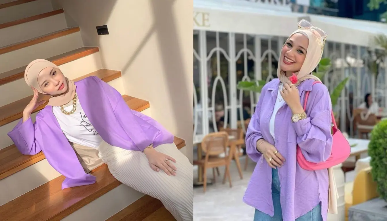 Baju Lavender Cocok dengan Jilbab Warna Apa Warna Krem ! Baju Lavender Cocok dengan Jilbab Warna Apa Warna Krem !