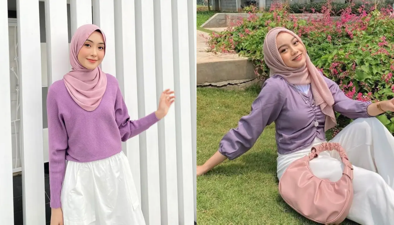 Baju Lavender Cocok dengan Jilbab Warna Apa Warna Soft Pink! Baju Lavender Cocok dengan Jilbab Warna Apa Warna Soft Pink!