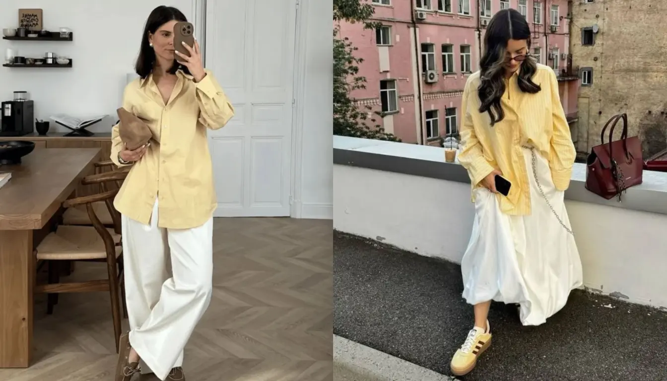 Butter Yellow Color dan Putih