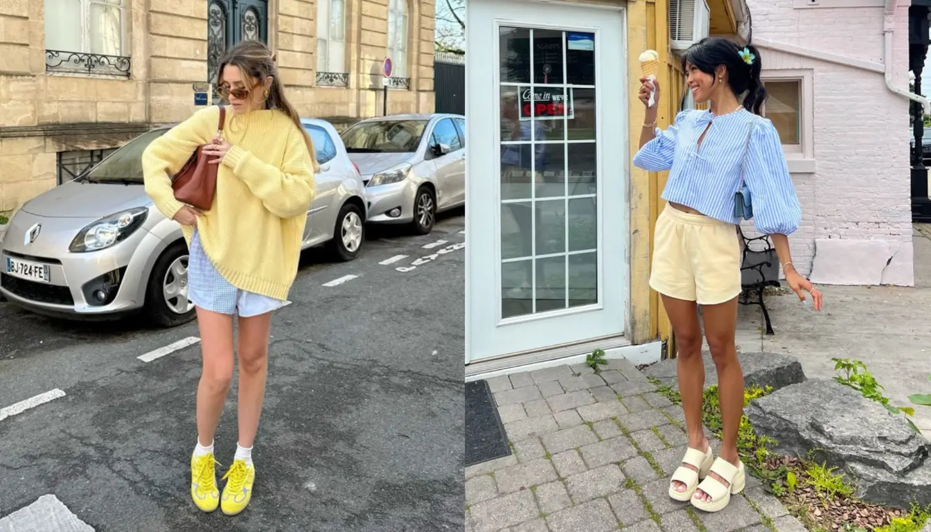 Butter Yellow Color dan Sky Blue