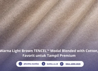 TENCEL™ Modal Blended with Cotton Warna Light Brown, Lembut tapi Standout! Warna Light Brown TENCEL™ Modal blended with Cotton