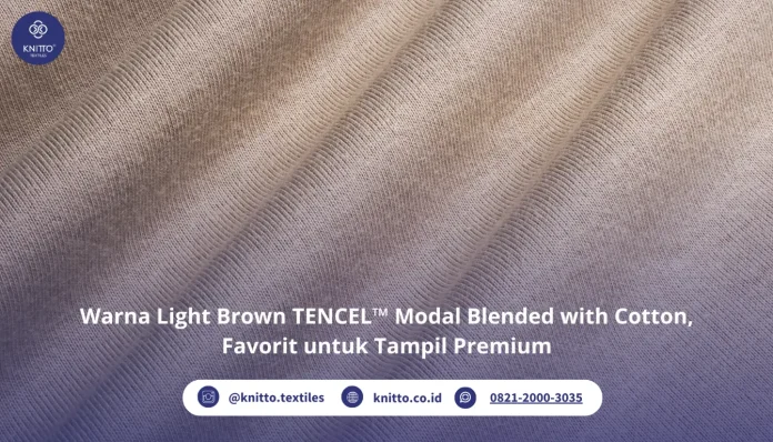 Warna Light Brown TENCEL™ Modal blended with Cotton