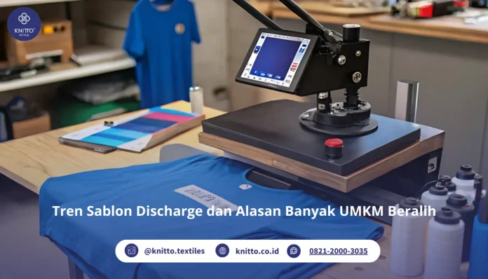 Tren Sablon Discharge, Ini Alasan UMKM Beralih