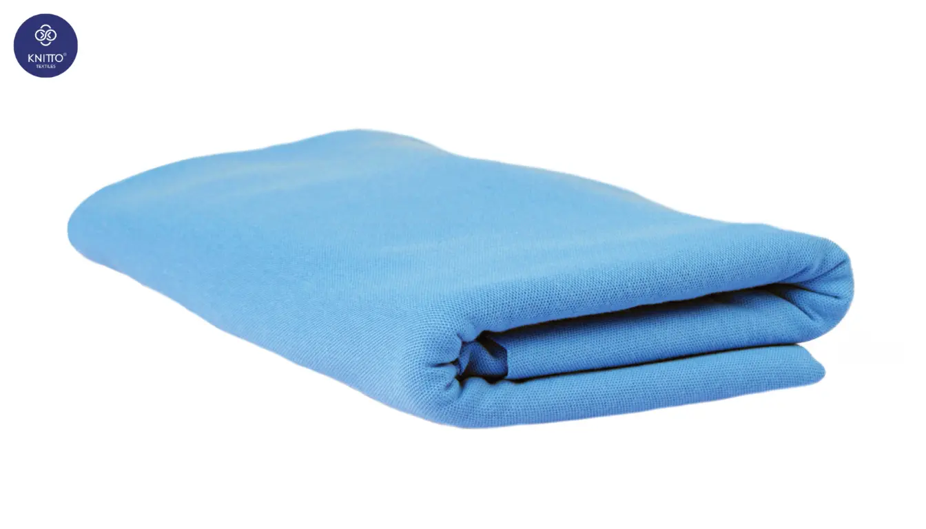 CVC Pique Hexagon Biru Muda