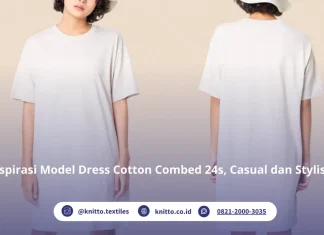 Dress Cotton Combed 24s: Nyaman, Adem, dan Cocok untuk Daily Wear Dress Cotton Combed 24s