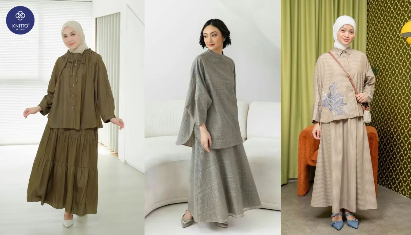 Tren Busana dan Warna Lebaran 2026 Set Outfit