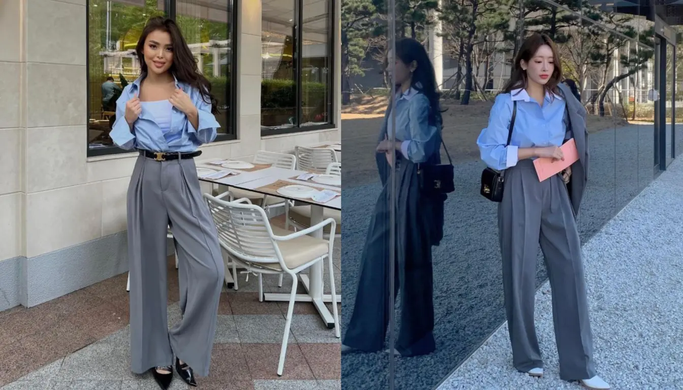 Warna Biru Muda dan Abu Abu