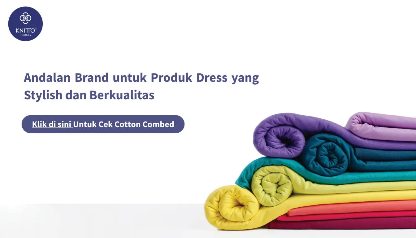 cotton combed 24s untuk produk dress yang berkualitas