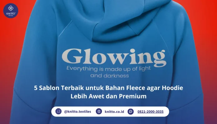 sablon terbaik untuk bahan fleece