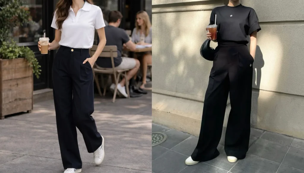 Basic Tee & Celana Tailored