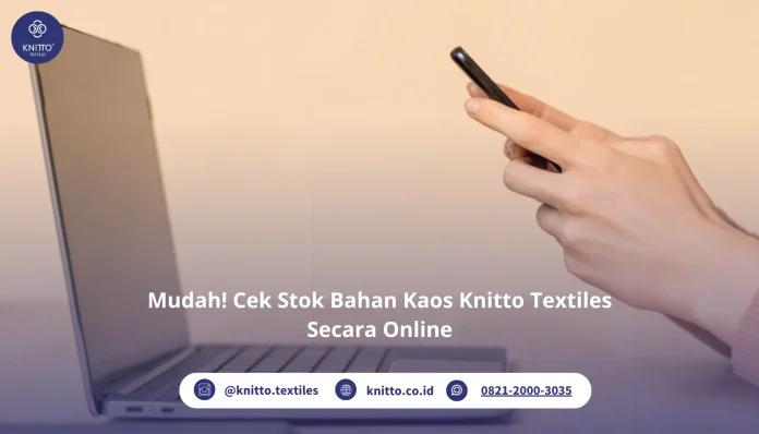 cek stok bahan kaos