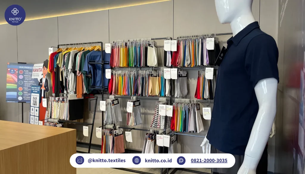 Interior Display Sample Toko Kain Bandung Knitto